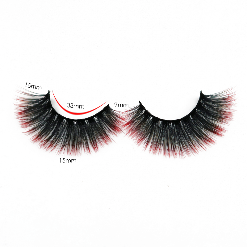 Colorful eyelashes