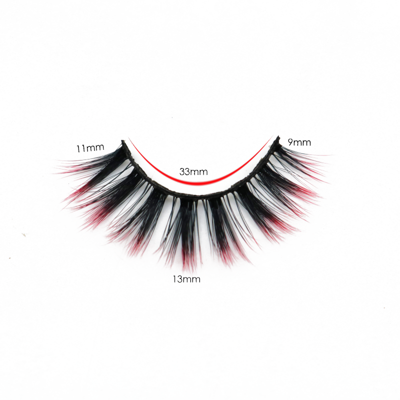 Colorful eyelashes