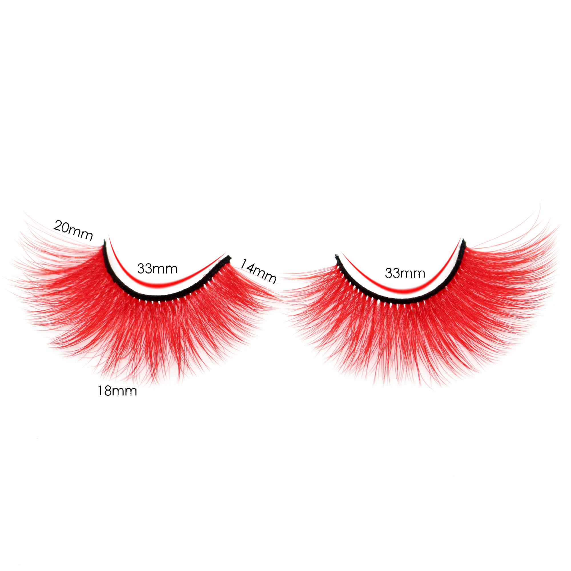 Colorful eyelashes