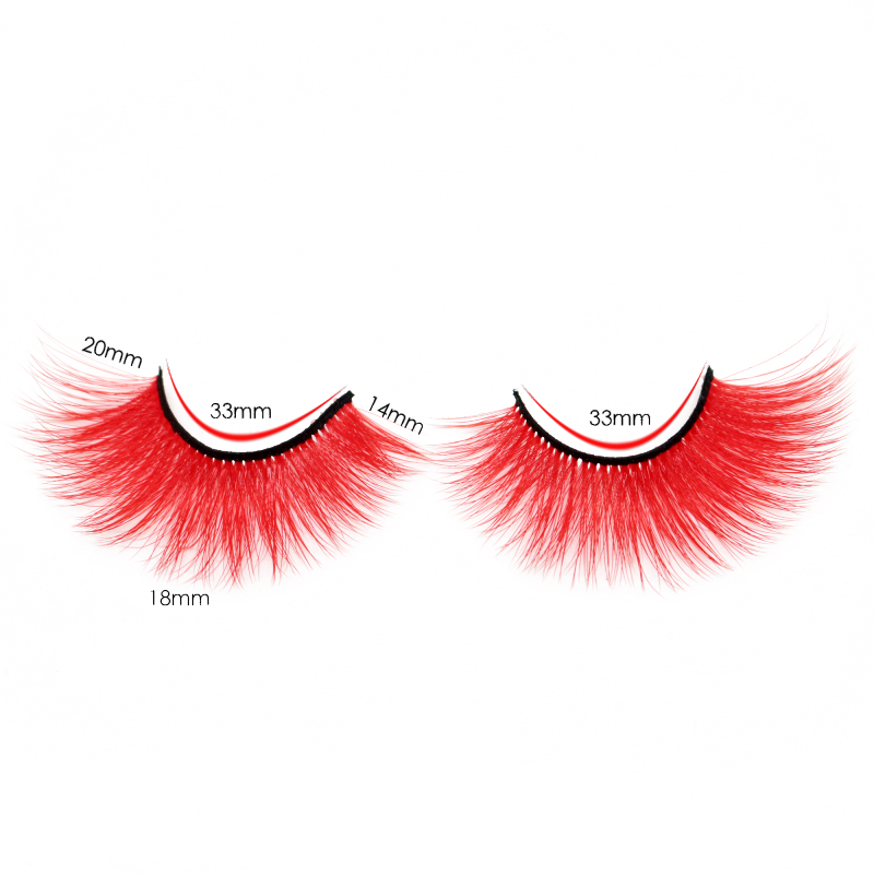 Colorful eyelashes