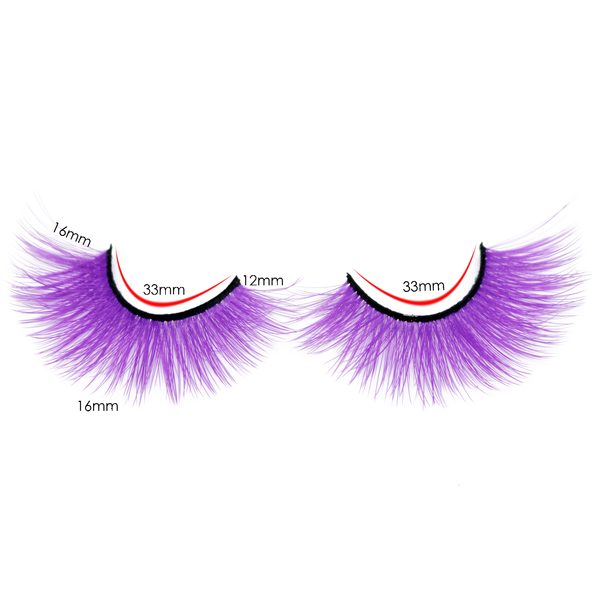 Colorful eyelashes