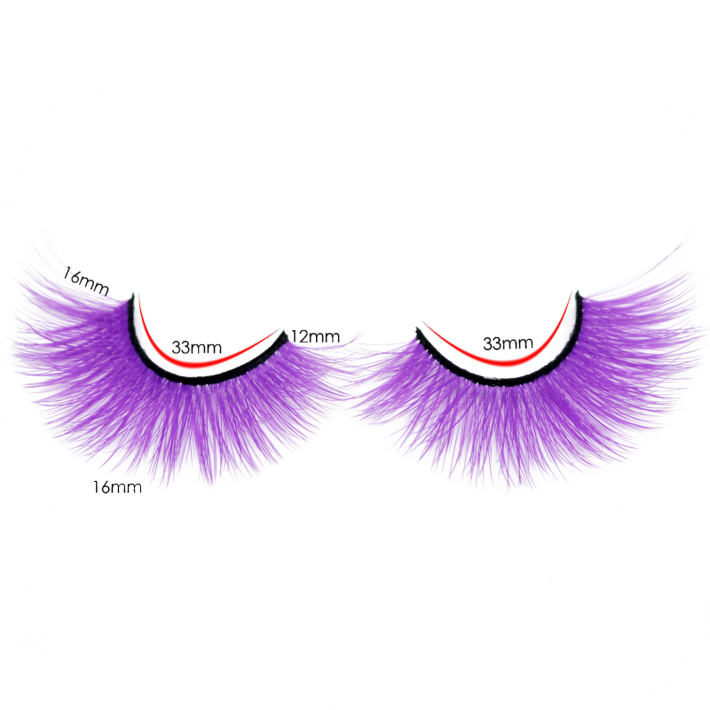 Colorful eyelashes