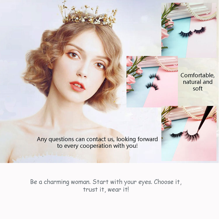 High quality 3D Mink eyelashes-LD008