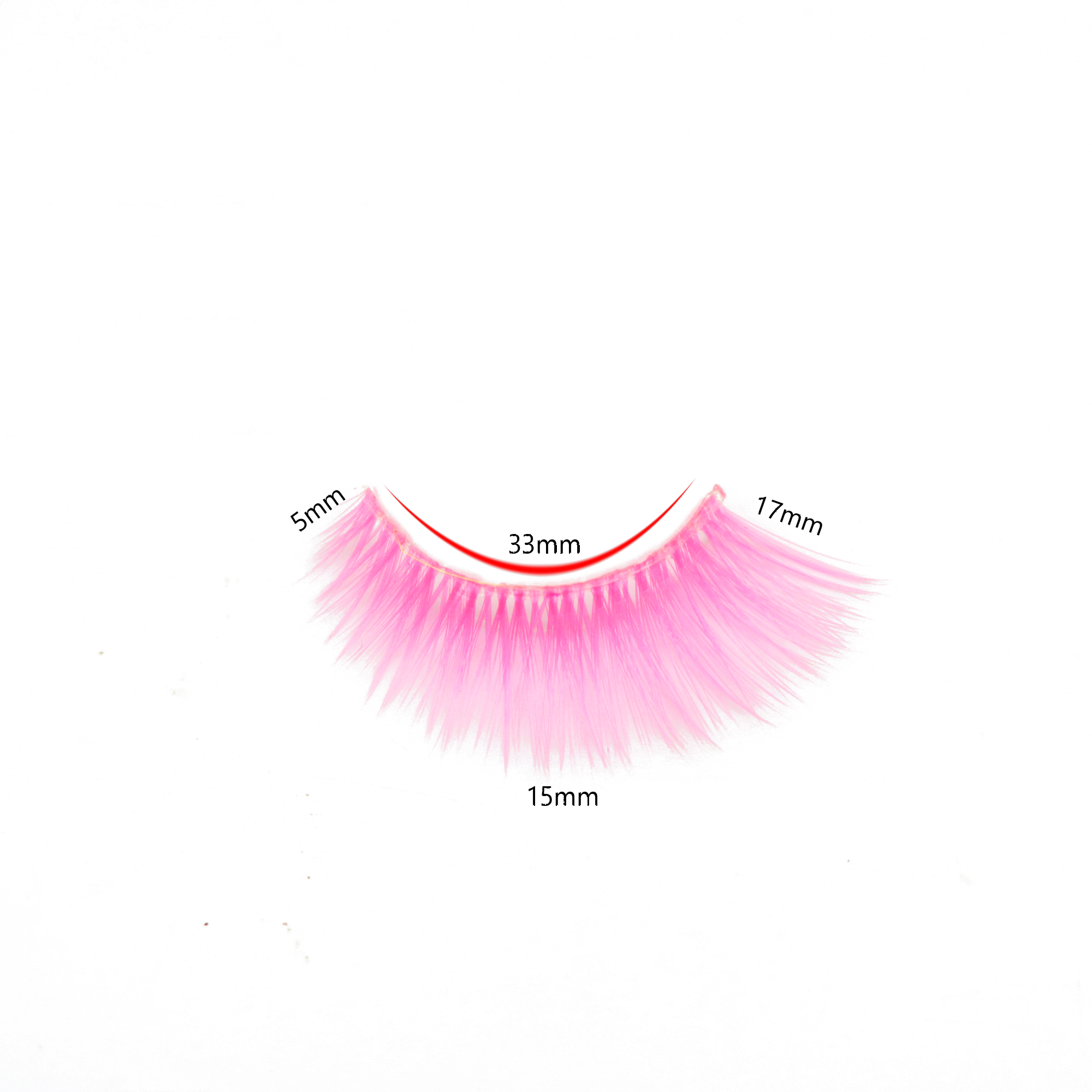 Colorful eyelashes