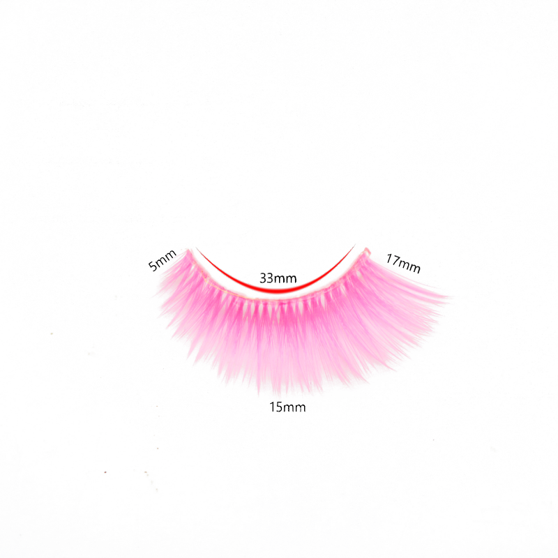 Colorful eyelashes