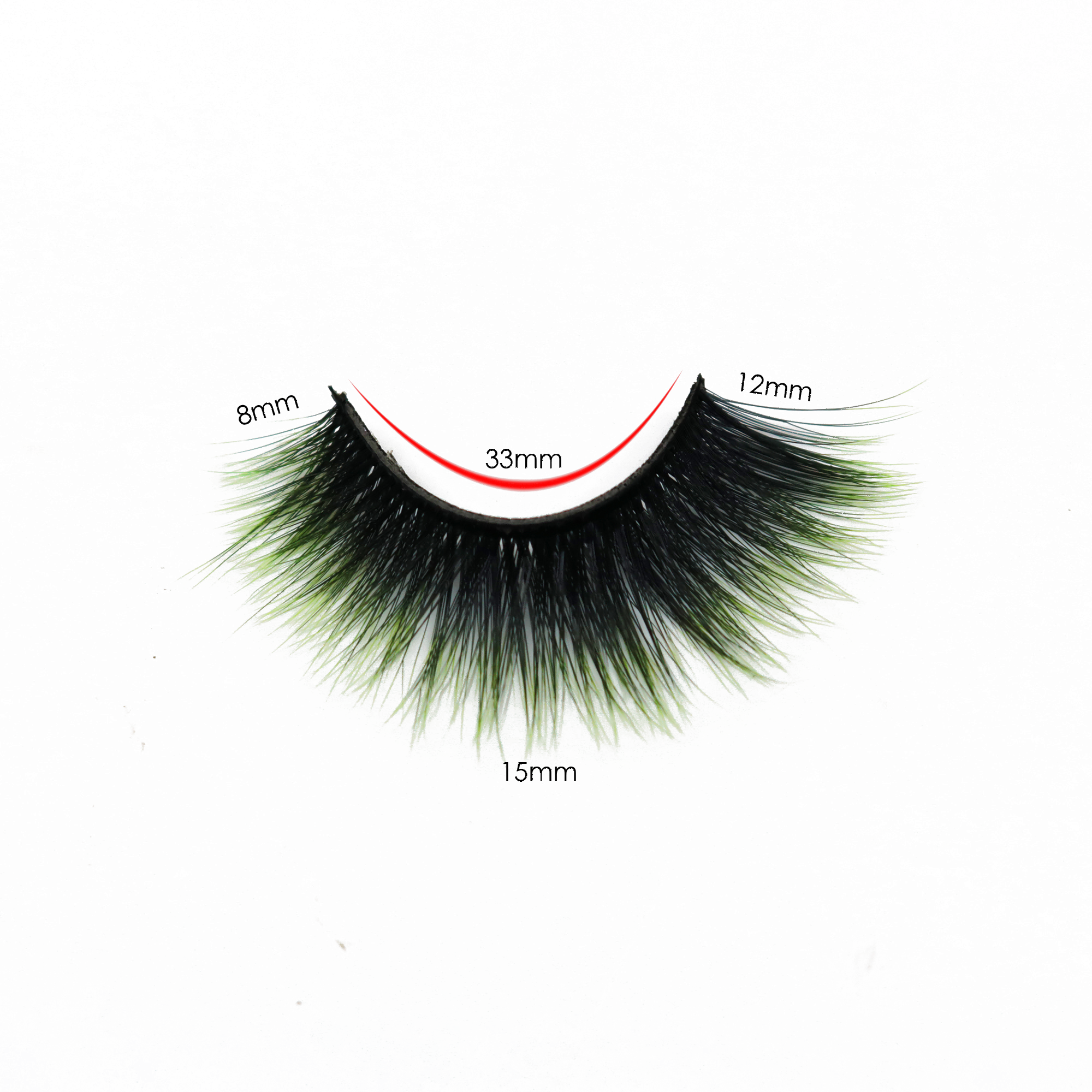 Colorful eyelashes