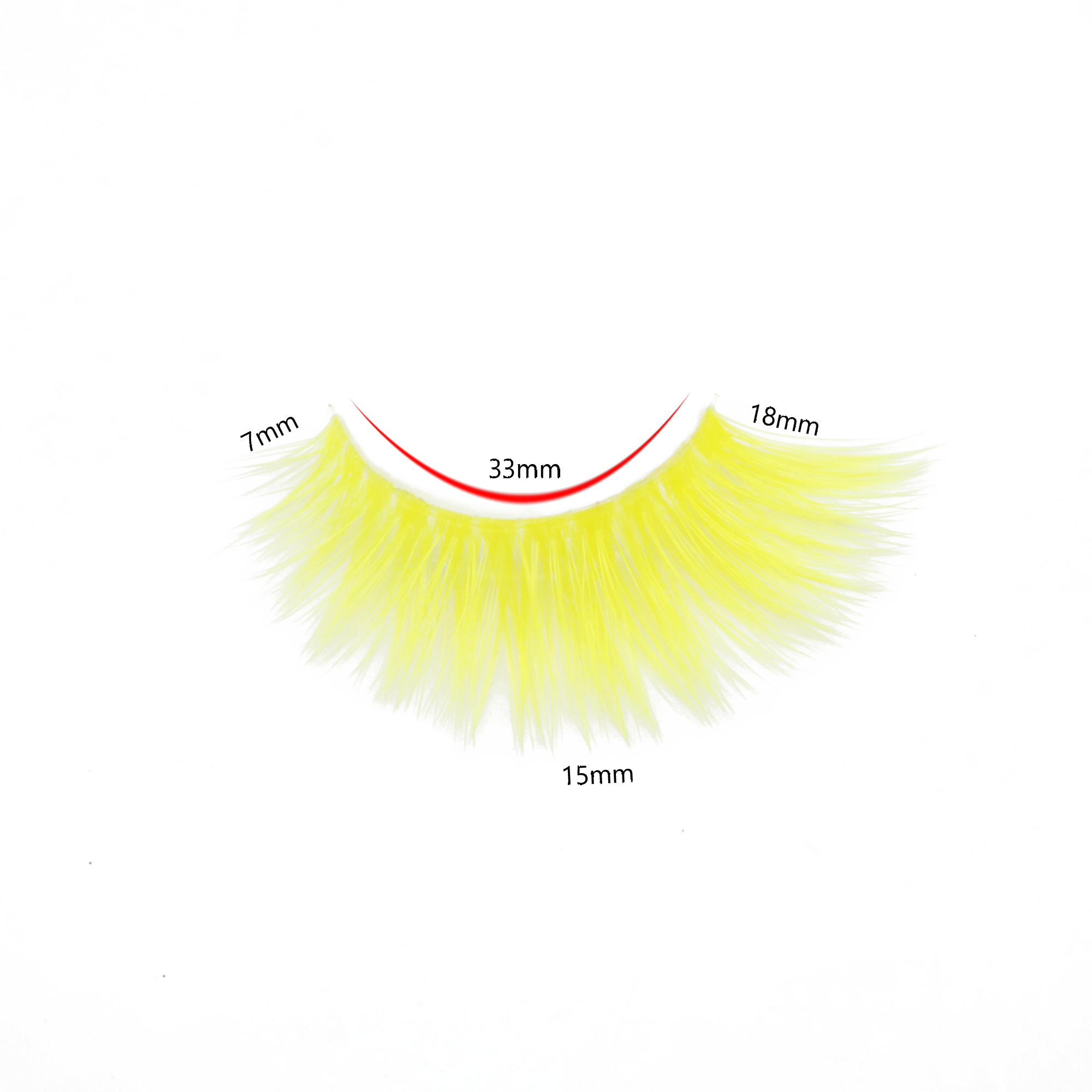 Colorful eyelashes