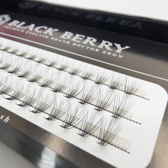 10P DIY Eyelash Extention Ribbons Segmented Individual Cluster Eyelash