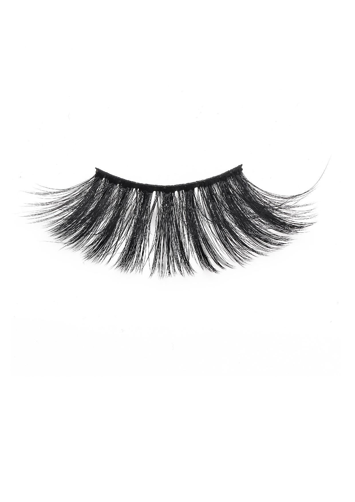 25mm Synthetic Fiber Strip Lashes
