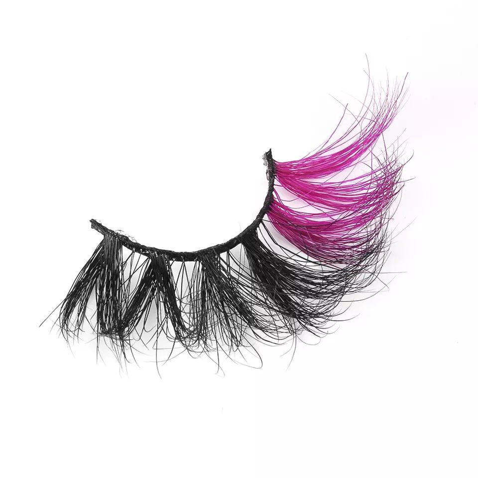 Colorful eyelashes