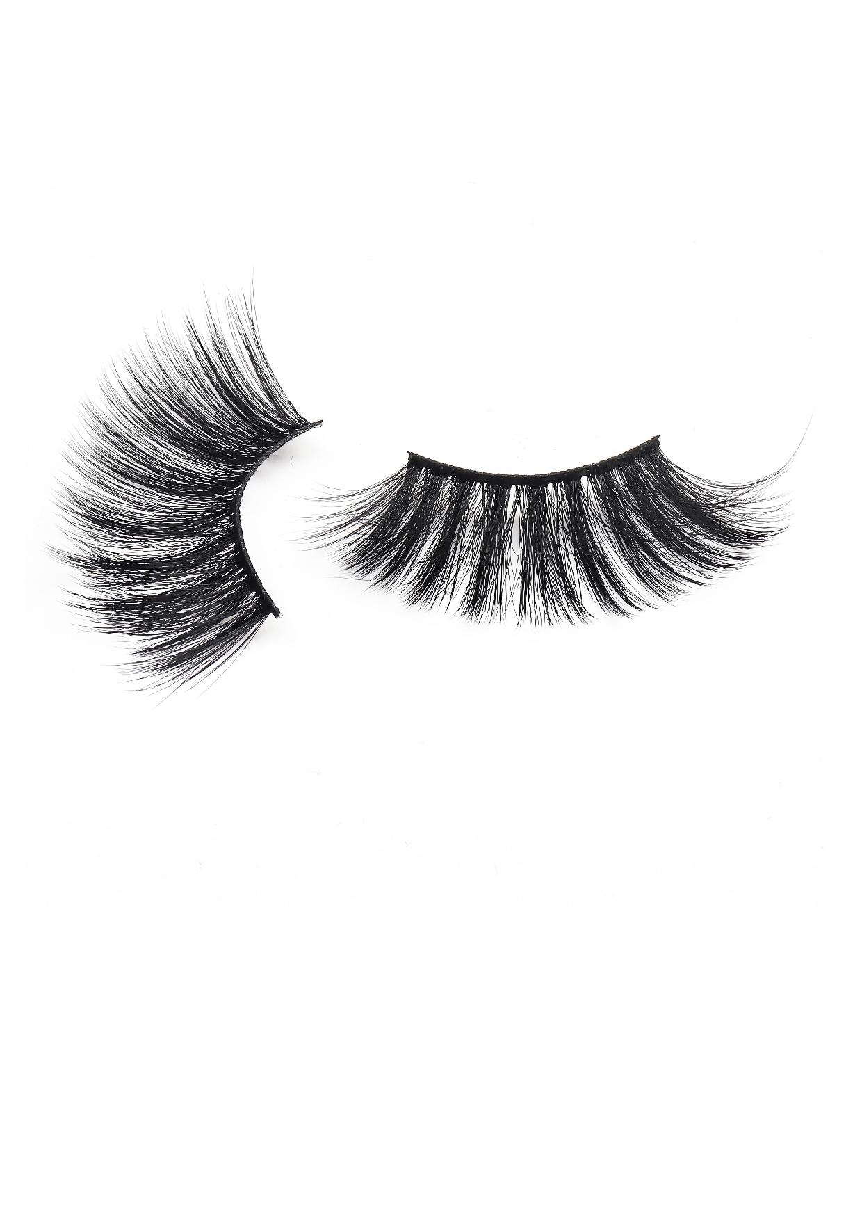 25mm Synthetic Fiber Strip Lashes