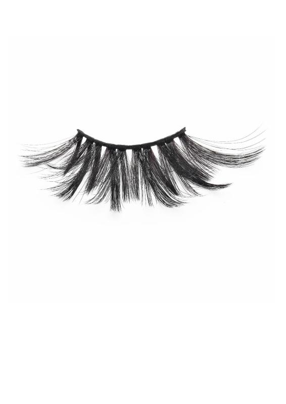 25mm Synthetic Fiber Strip Lashes