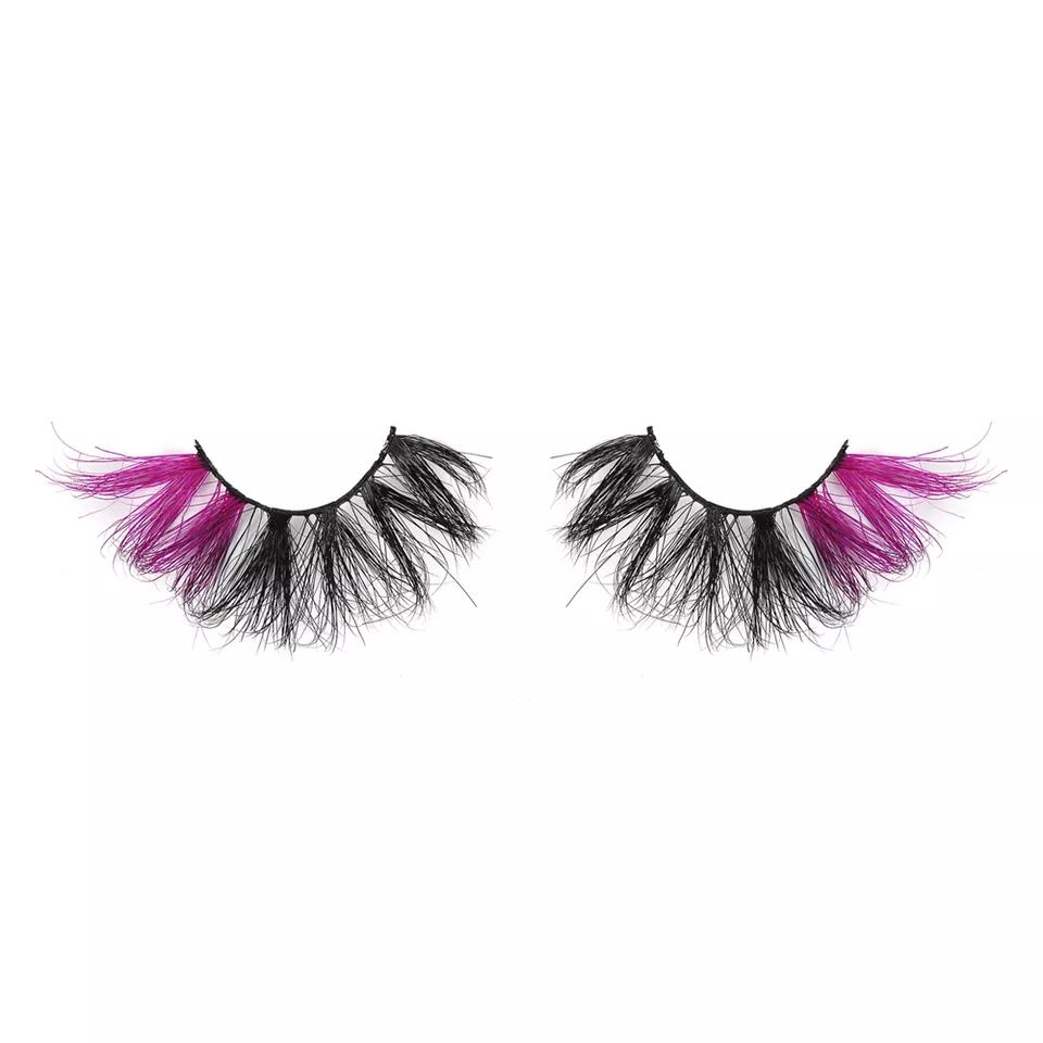 Colorful eyelashes