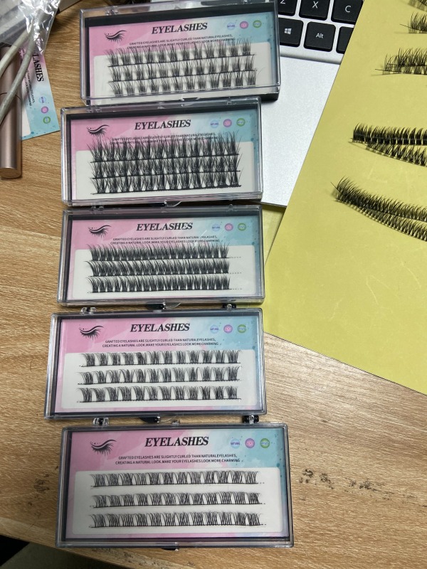 DIY Eyelash Extention Ribbons Segmented Individual Cluster Eyelash