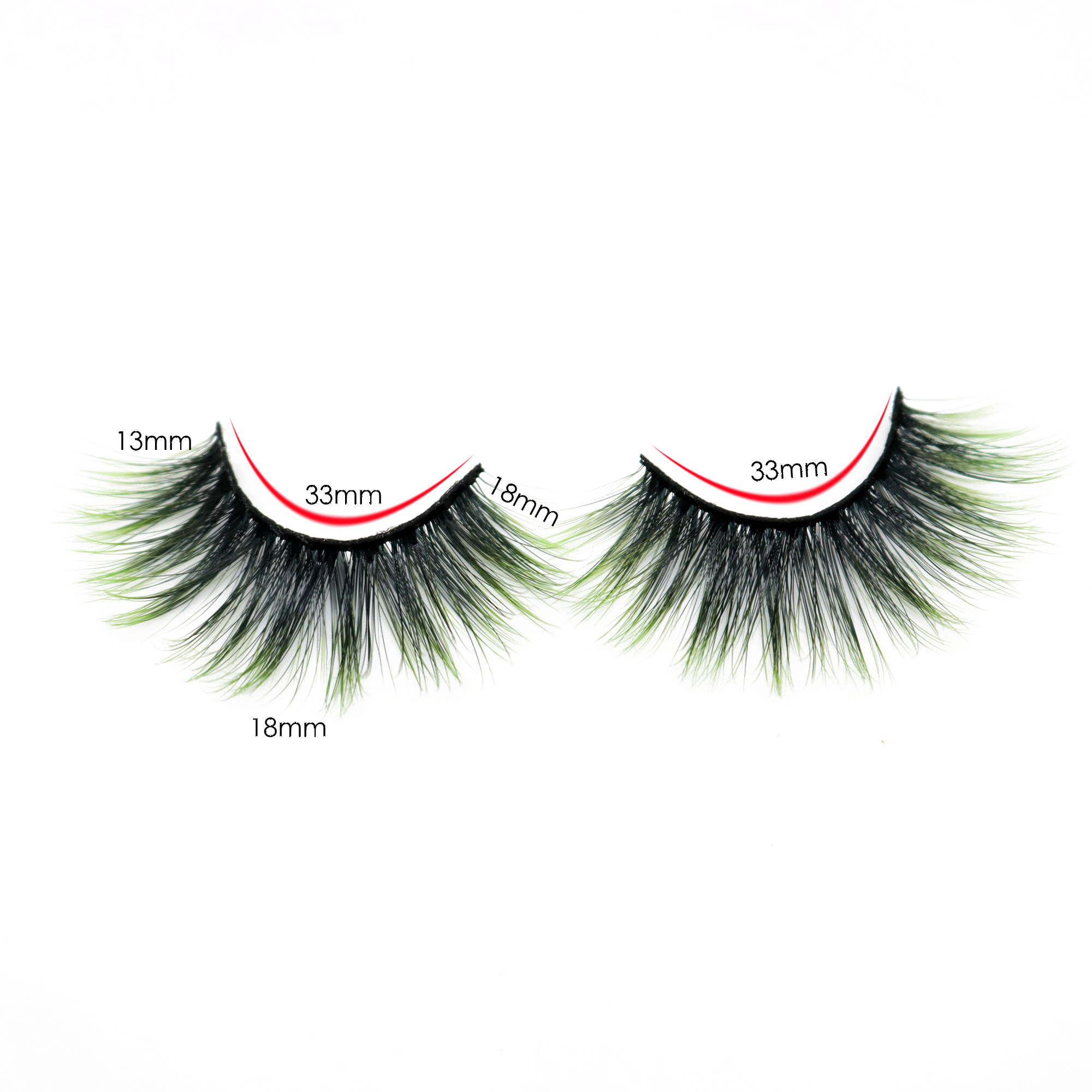 Colorful eyelashes