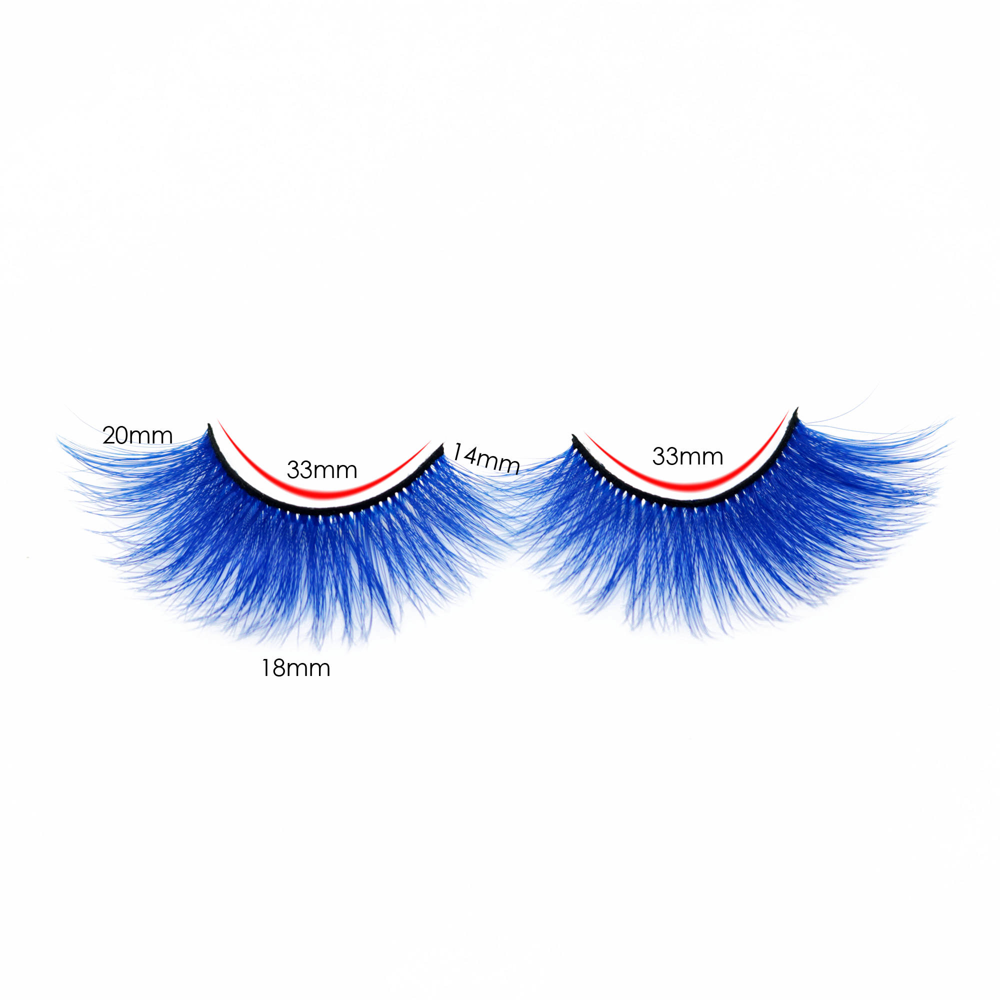Colorful eyelashes