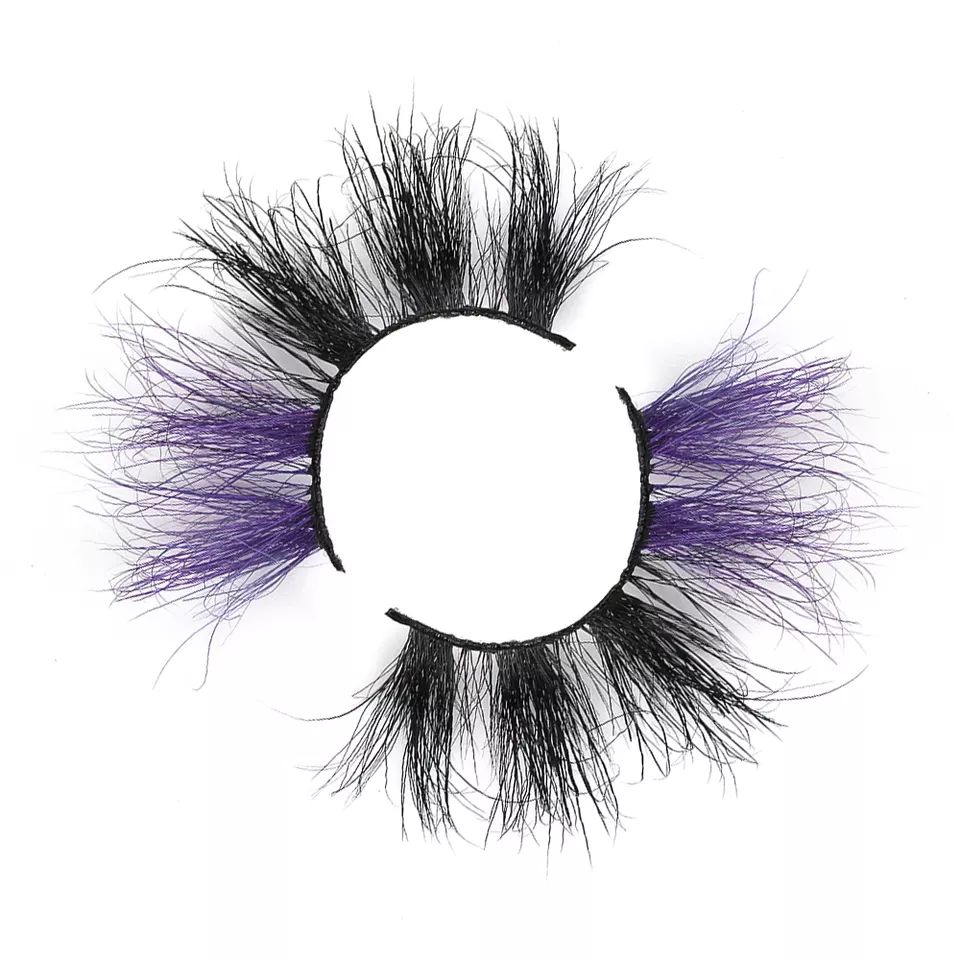 Colorful eyelashes