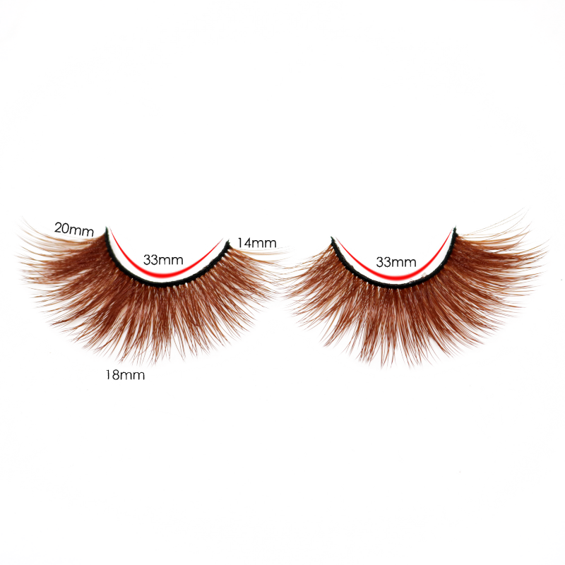 Colorful eyelashes