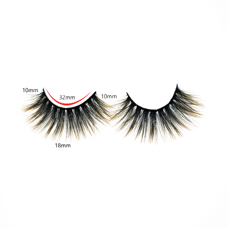 Colorful eyelashes