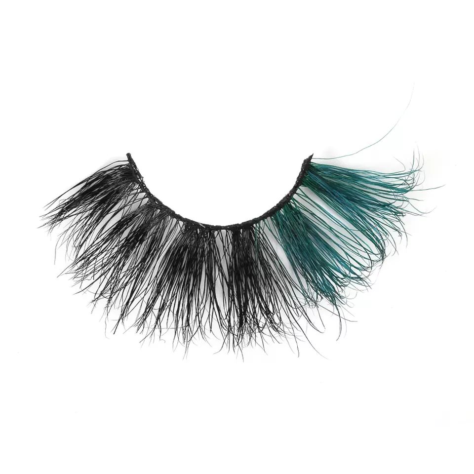 Colorful eyelashes