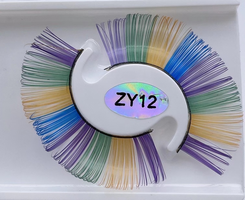 Colorful eyelashes