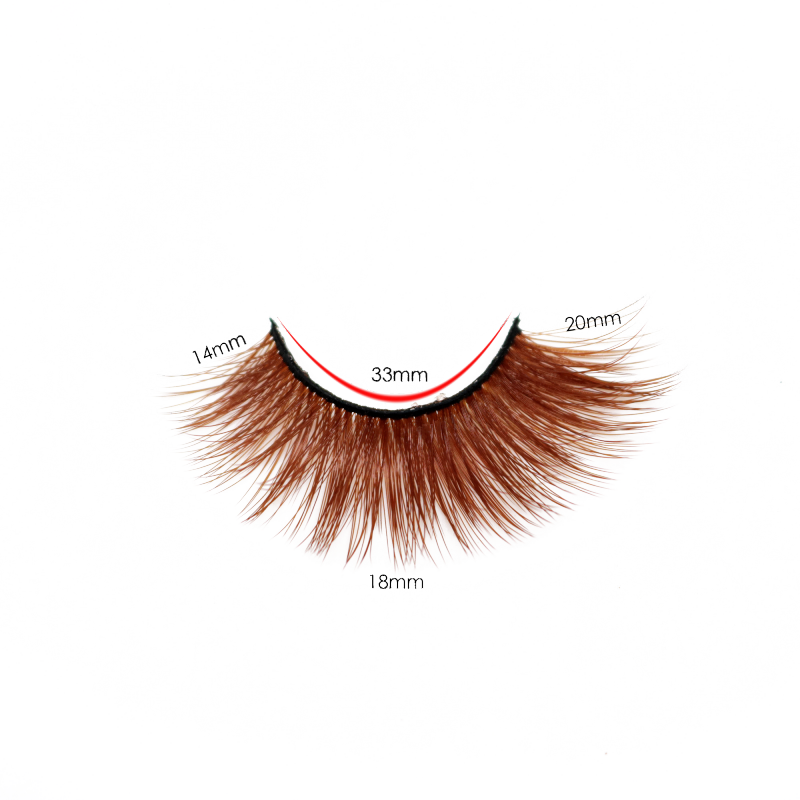 Colorful eyelashes