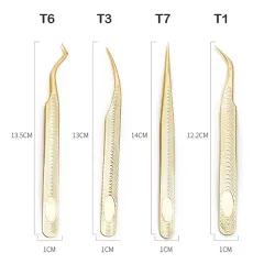 Precise Eyelash Extension Tweezers