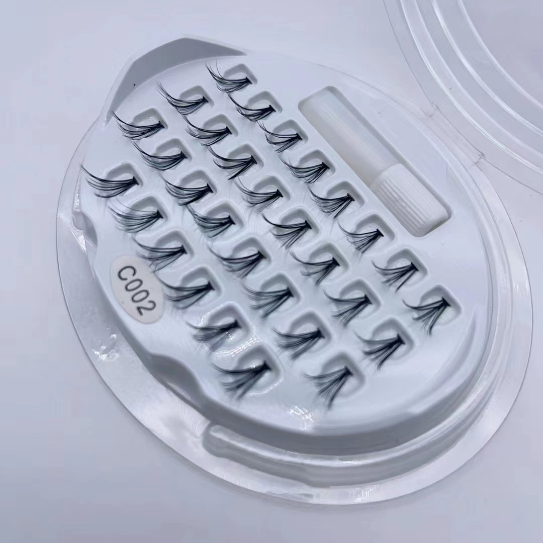 DIY Eyelash Extention Ribbons Segmented Individual Cluster Eyelash（Segmented eyelashes）