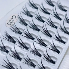 DIY Eyelash Extention Ribbons Segmented Individual Cluster Eyelash（Segmented eyelashes）