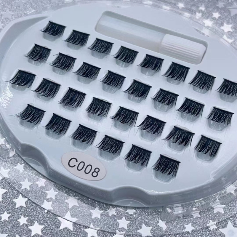 DIY Eyelash Extention Ribbons Segmented Individual Cluster Eyelash（Segmented eyelashes）
