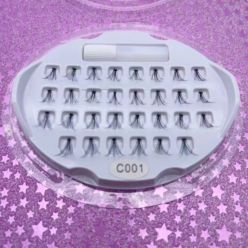 DIY Eyelash Extention Ribbons Segmented Individual Cluster Eyelash（Segmented eyelashes）