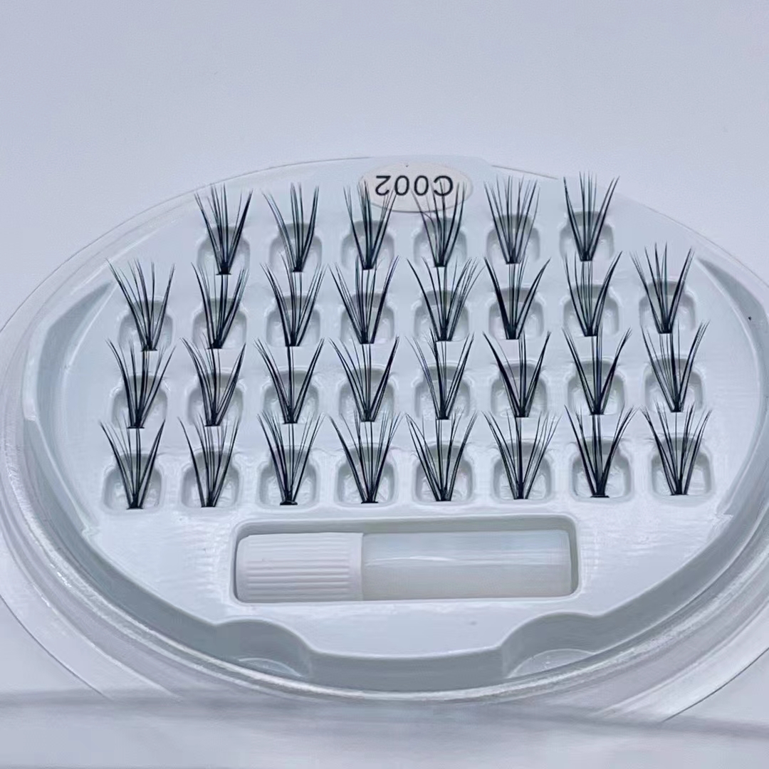 DIY Eyelash Extention Ribbons Segmented Individual Cluster Eyelash（Segmented eyelashes）
