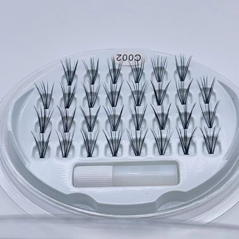 DIY Eyelash Extention Ribbons Segmented Individual Cluster Eyelash（Segmented eyelashes）