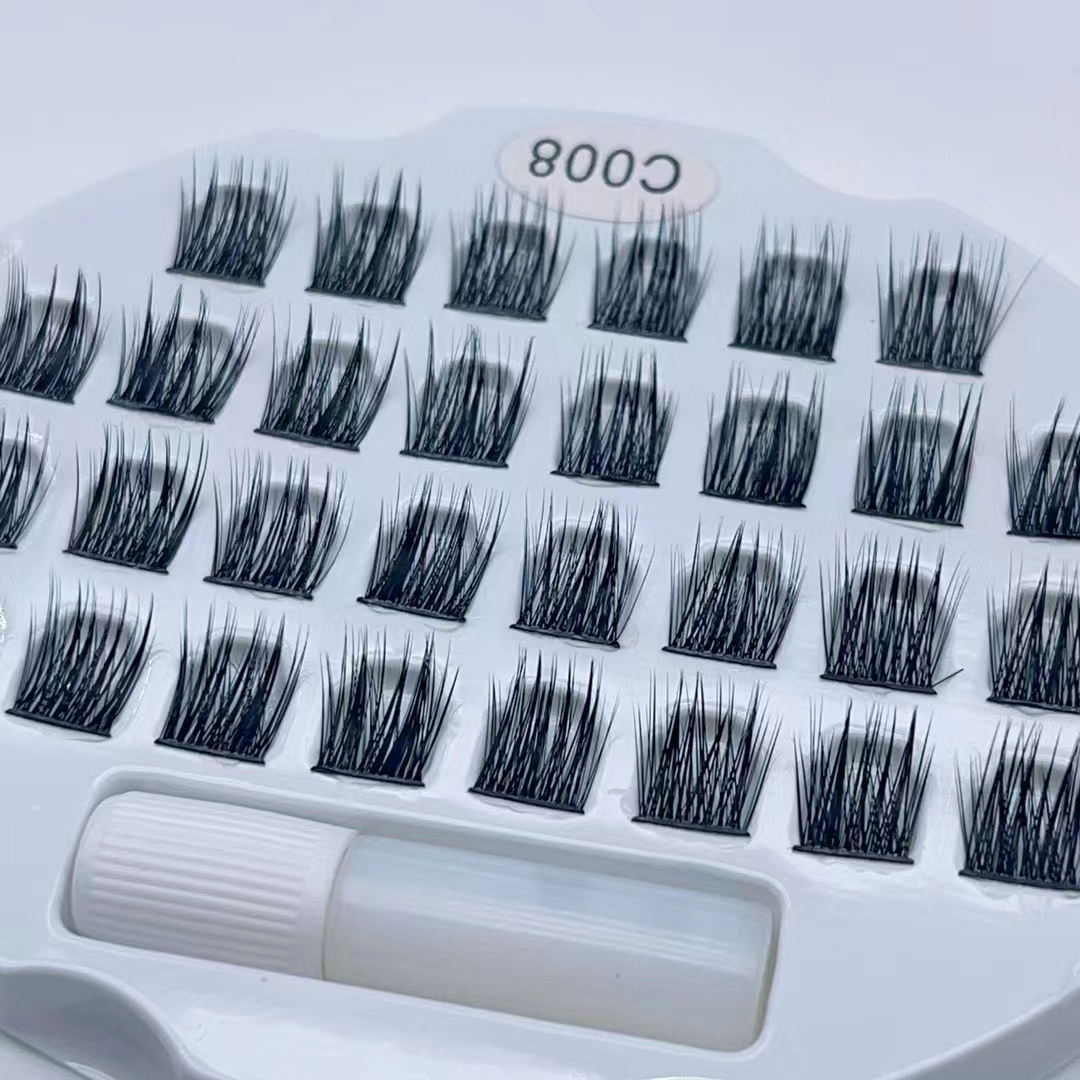 DIY Eyelash Extention Ribbons Segmented Individual Cluster Eyelash（Segmented eyelashes）