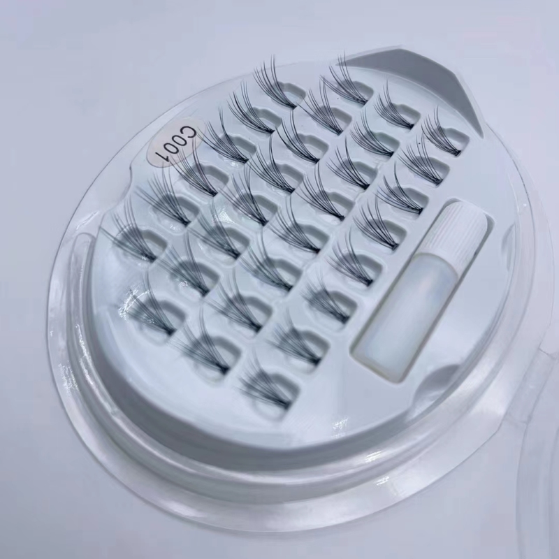 DIY Eyelash Extention Ribbons Segmented Individual Cluster Eyelash（Segmented eyelashes）