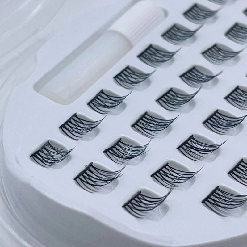 DIY Eyelash Extention Ribbons Segmented Individual Cluster Eyelash（Segmented eyelashes）