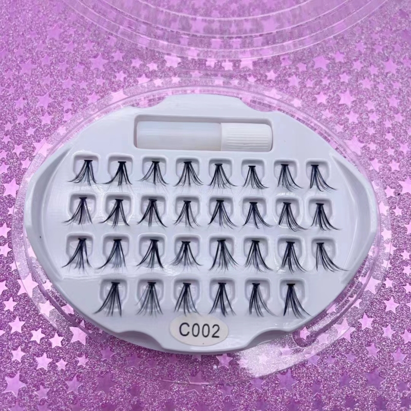 DIY Eyelash Extention Ribbons Segmented Individual Cluster Eyelash（Segmented eyelashes）