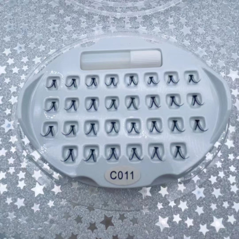 DIY Eyelash Extention Ribbons Segmented Individual Cluster Eyelash（Segmented eyelashes）