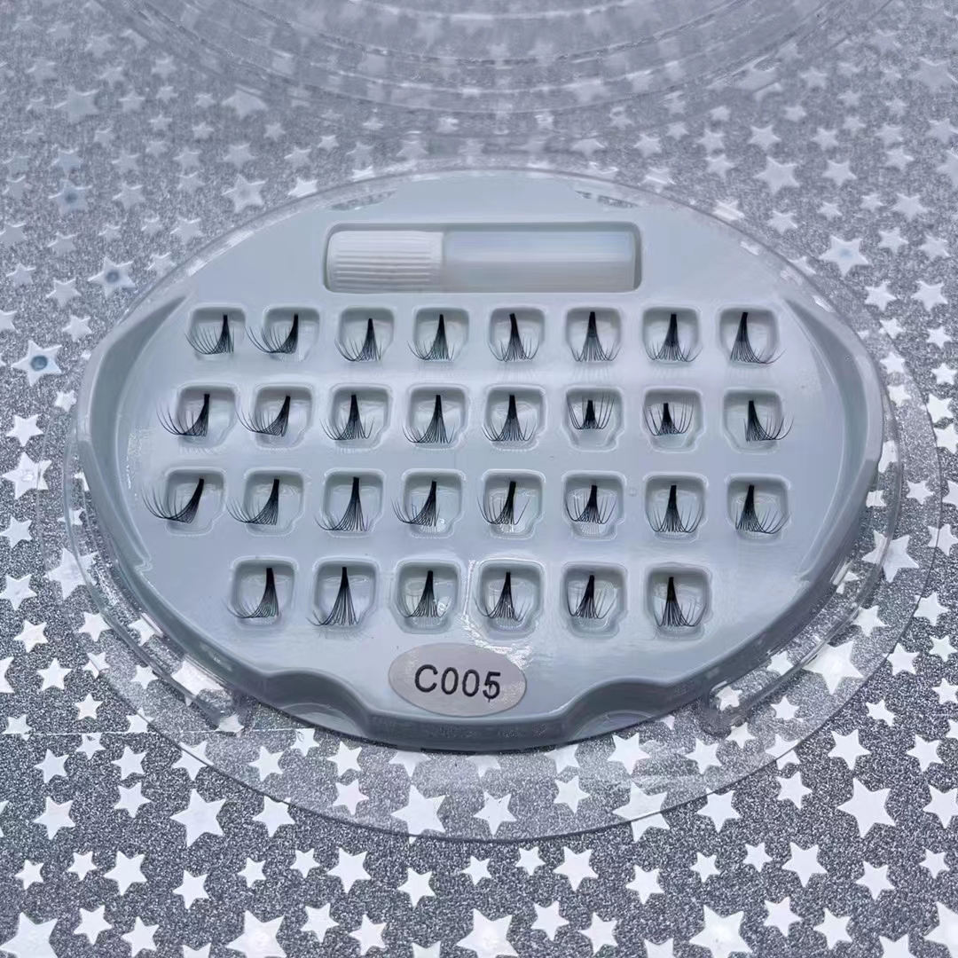 DIY Eyelash Extention Ribbons Segmented Individual Cluster Eyelash（Segmented eyelashes）