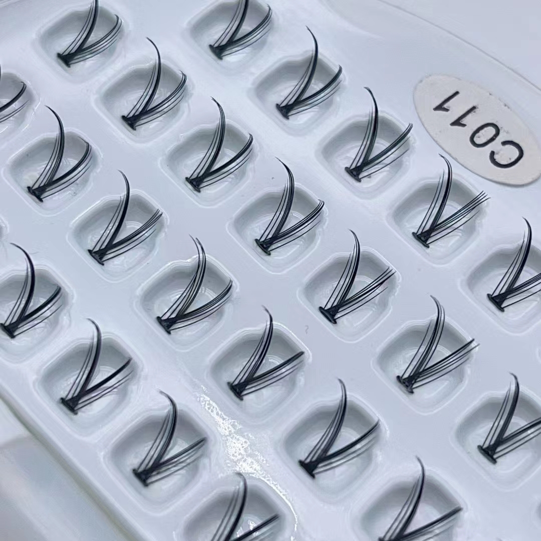 DIY Eyelash Extention Ribbons Segmented Individual Cluster Eyelash（Segmented eyelashes）