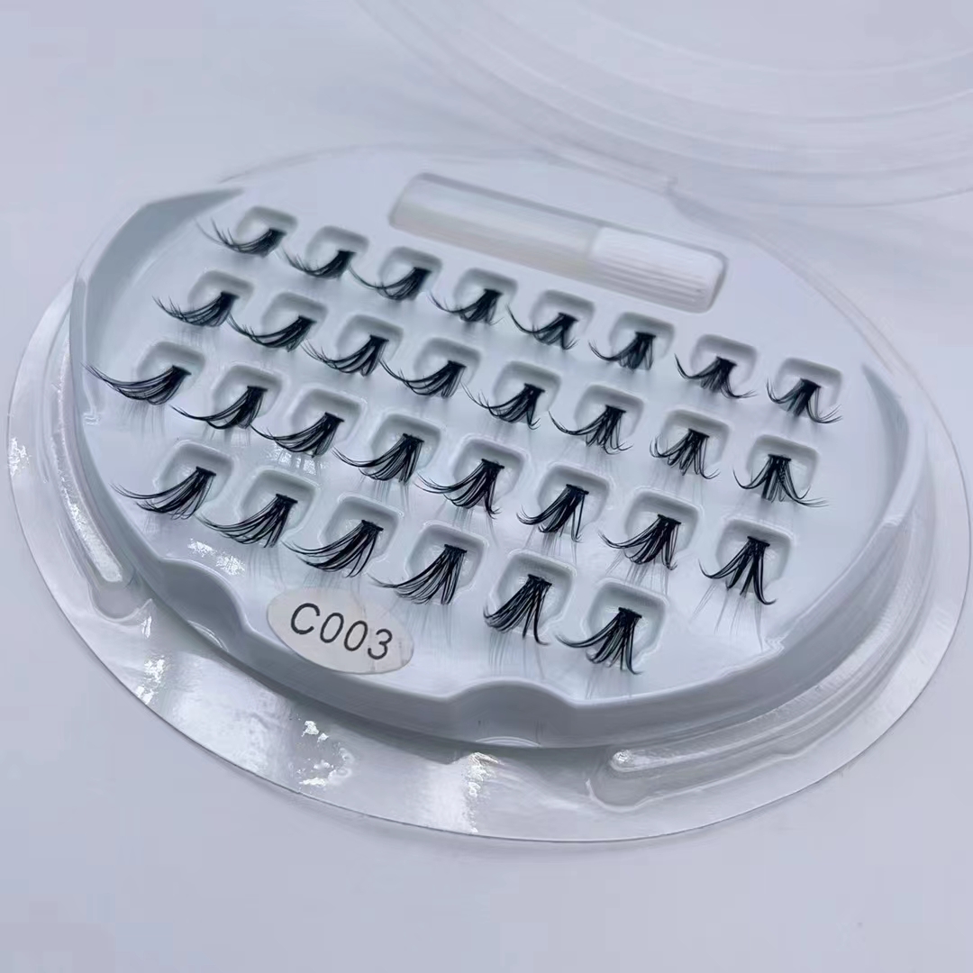 DIY Eyelash Extention Ribbons Segmented Individual Cluster Eyelash（Segmented eyelashes）
