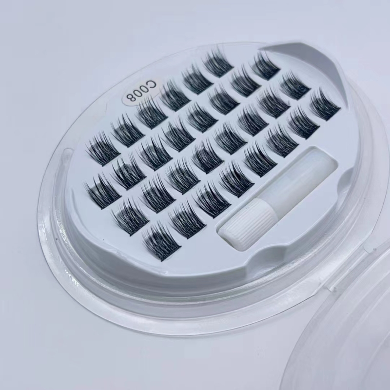 DIY Eyelash Extention Ribbons Segmented Individual Cluster Eyelash（Segmented eyelashes）