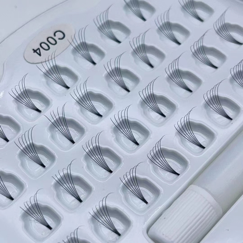 DIY Eyelash Extention Ribbons Segmented Individual Cluster Eyelash（Segmented eyelashes）