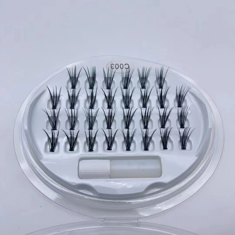 DIY Eyelash Extention Ribbons Segmented Individual Cluster Eyelash（Segmented eyelashes）