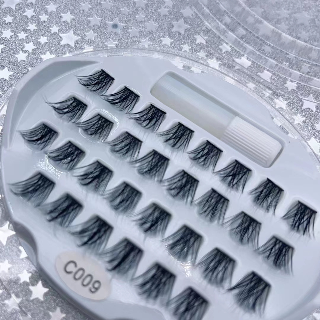 DIY Eyelash Extention Ribbons Segmented Individual Cluster Eyelash（Segmented eyelashes）