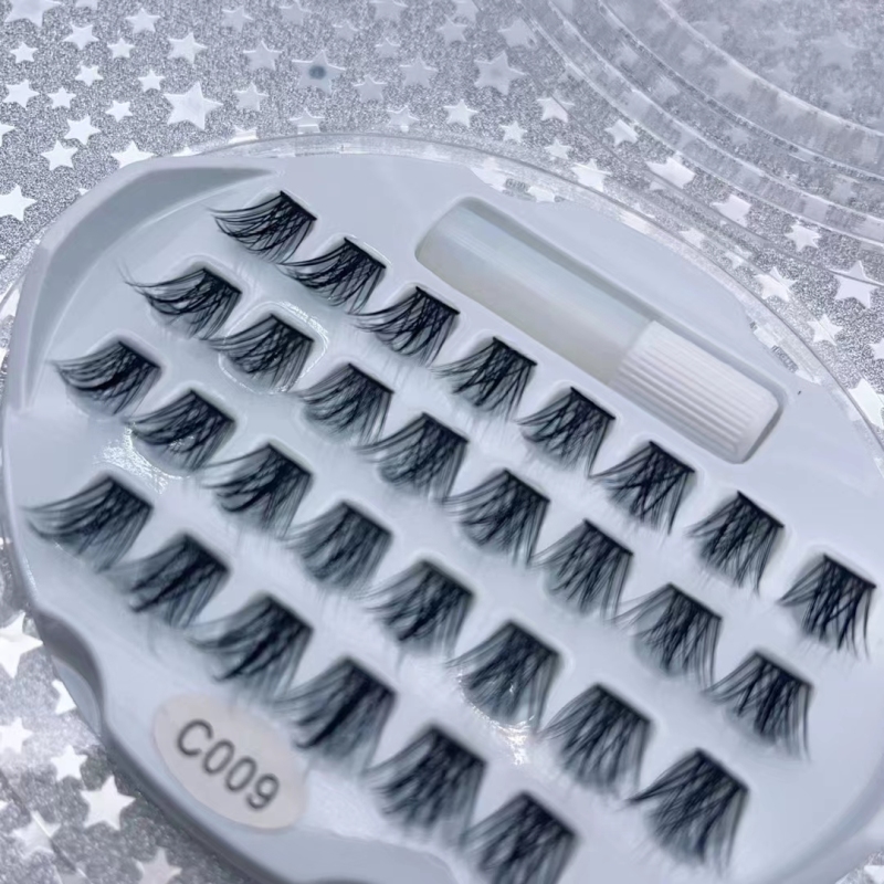 DIY Eyelash Extention Ribbons Segmented Individual Cluster Eyelash（Segmented eyelashes）