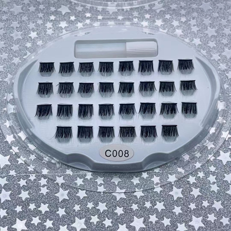 DIY Eyelash Extention Ribbons Segmented Individual Cluster Eyelash（Segmented eyelashes）