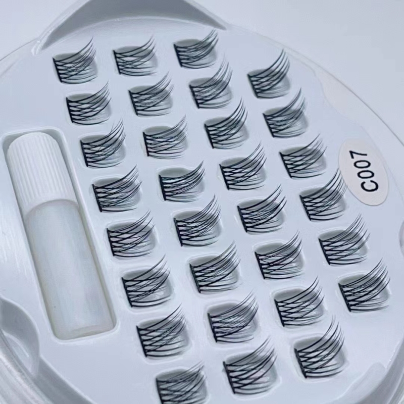 DIY Eyelash Extention Ribbons Segmented Individual Cluster Eyelash（Segmented eyelashes）