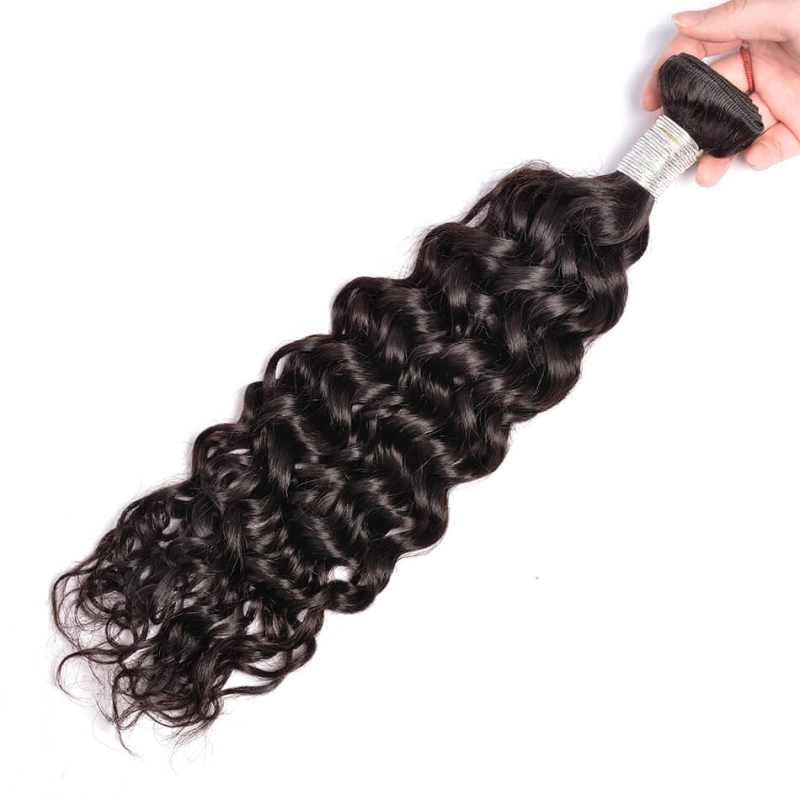 Brazilian Virgin Human Hair 1 Pcs Water Wave Brazilian Hair Weave Bundles 8A  Beauty Hair Products Human Hair Extensions