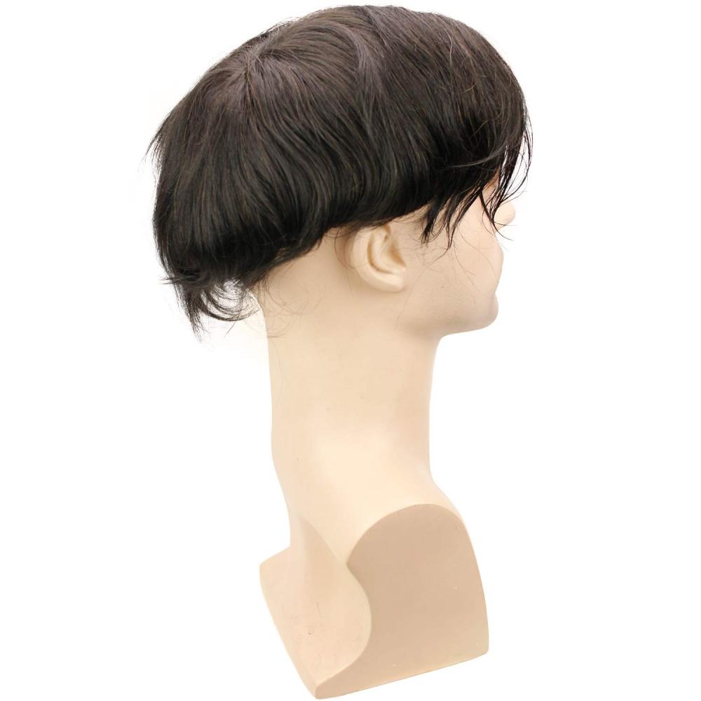 Best Hair Replacement 100%Human Hair with French Lace  8”X10" Hairpiece For Men#21 Ash Blonde Color
